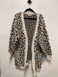 Sweater Cardigan By Time And Tru In Animal Print, Size: 2x Fashion