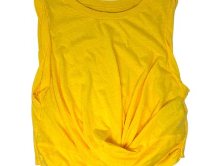 Athletic Tank Top By Free People In Yellow, Size: M Supply