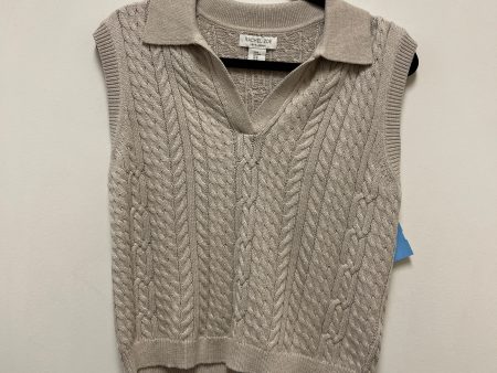 Vest Sweater By Rachel Zoe In Tan, Size: M Fashion