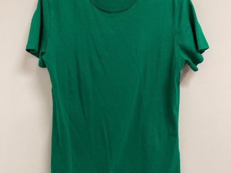 Top Short Sleeve Basic By Zara In Green, Size: S Online now