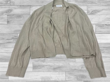 Cardigan By Calvin Klein In Beige, Size: Xl Online