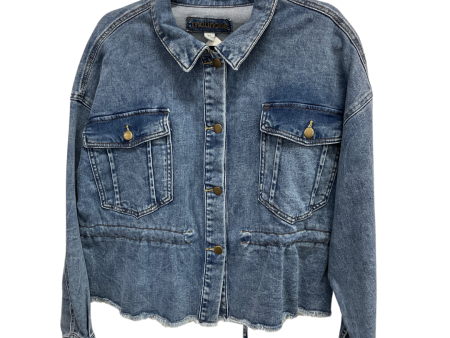 Jacket Denim By Maurices In Blue, Size: Xl Online Sale