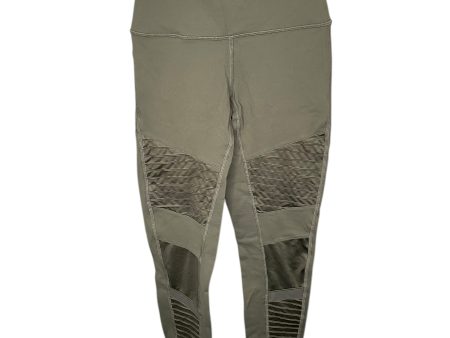 Athletic Leggings By Alo In Green, Size: Xs Fashion