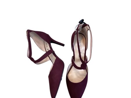 Shoes Heels Stiletto By Unisa In Purple, Size: 9.5 For Sale