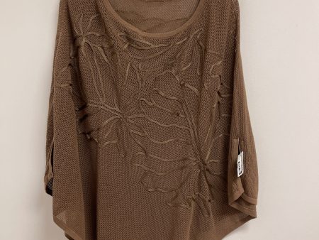 Shawl By Clothes Mentor In Brown, Size: Osfm For Cheap