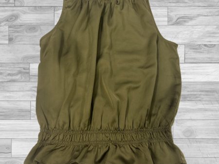 Top Sleeveless By Ann Taylor In Green, Size: Xsp For Sale