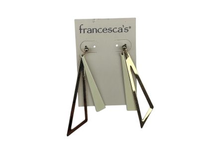 Earrings Dangle Drop By Francesca’S In Cream Hot on Sale