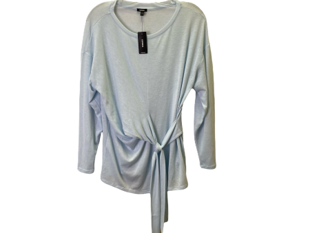 Blue Top Long Sleeve By Express, Size: Xs Online now