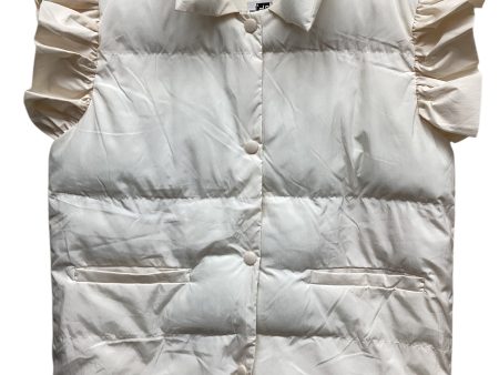 Vest Puffer & Quilted By Clothes Mentor In Cream, Size: M Supply