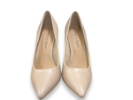 Shoes Heels Stiletto By Christian Siriano In Tan, Size: 10 on Sale