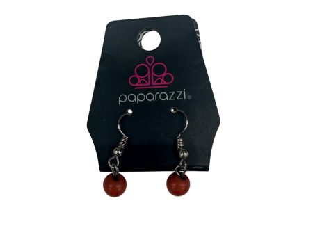 Earrings Dangle Drop By Paparazzi In Orange For Cheap