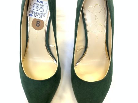 Shoes Heels Kitten By Jessica Simpson In Green, Size: 8 For Sale