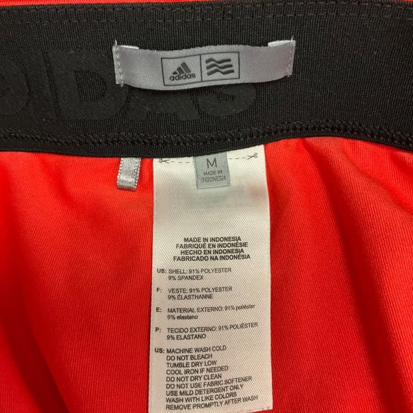 Athletic Skort By Adidas In Orange, Size: L Discount