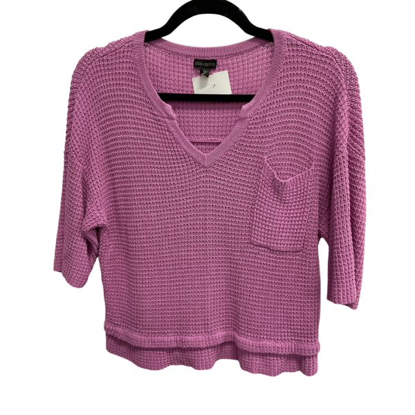 Sweater Short Sleeve By Coco And Carmen In Purple, Size: S Supply