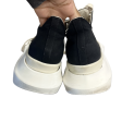 Shoes Luxury Designer By Rick Owens In Black White, Size: 8.5 Hot on Sale