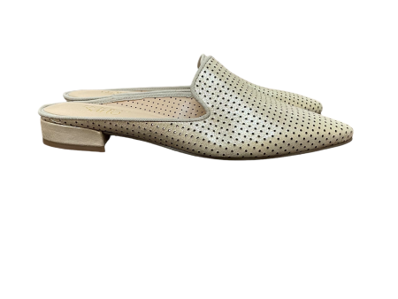 Gold Shoes Flats Mule & Slide By Franco Sarto, Size: 5.5 Sale