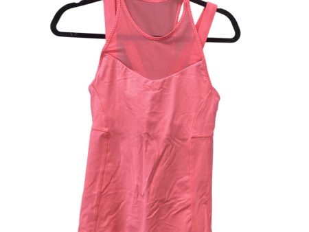 Athletic Tank Top By Lululemon In Pink, Size: 6 For Cheap