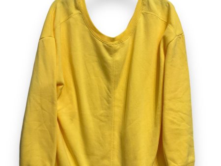 Top Long Sleeve By Clothes Mentor In Yellow, Size: L on Sale