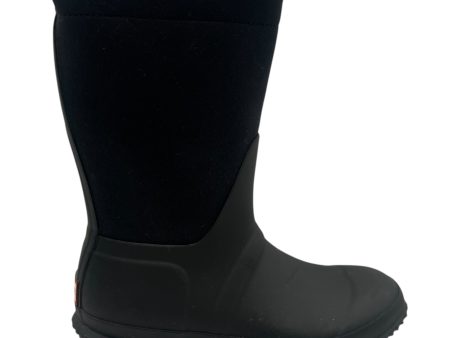 Boots Rain By Hunter In Black, Size:5 Online now