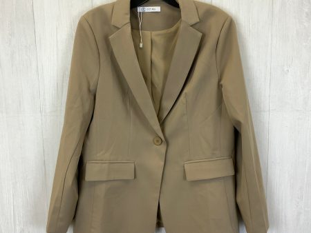 Blazer By Clothes Mentor In Tan, Size: L Online now