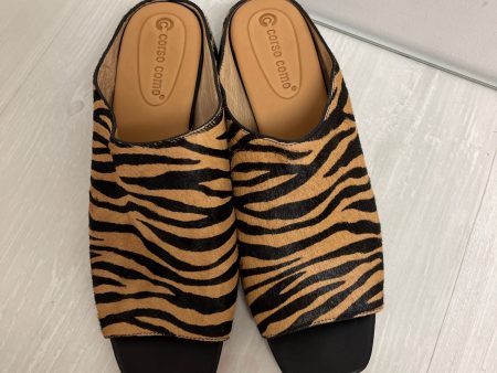 Sandals Heels Block By Corso Como In Animal Print, Size: 9 Online