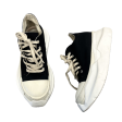 Shoes Luxury Designer By Rick Owens In Black White, Size: 8.5 Hot on Sale