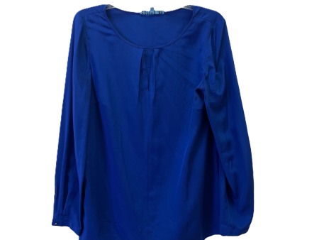 Blue Top Long Sleeve Basic By Antonio Melani, Size: M For Discount