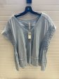 Top Short Sleeve By Anthropologie In Blue, Size: Xl Discount