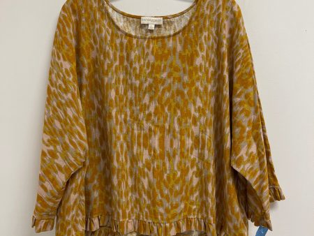 Top Short Sleeve By Cynthia Rowley In Yellow, Size: L Online Hot Sale