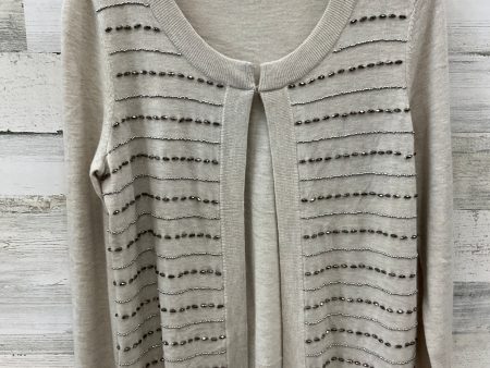 Sweater Cardigan By Talbots In Cream, Size: M Supply