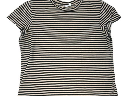 Top Short Sleeve By Atelier & Other Stories In Striped Pattern, Size: 8 For Discount