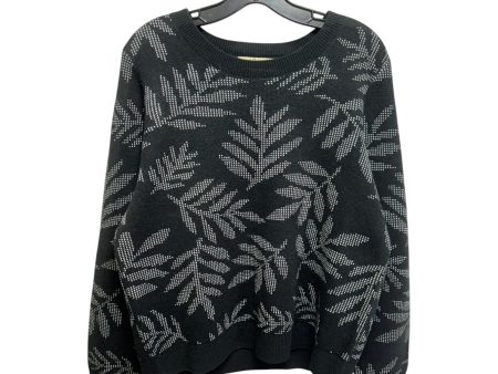 Sweater By Les Serein In Black & White, Size: L Online Hot Sale