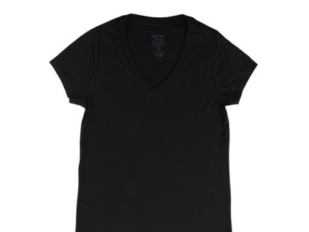 Top Short Sleeve Basic By Clothes Mentor In Black, Size: Xs Online Hot Sale