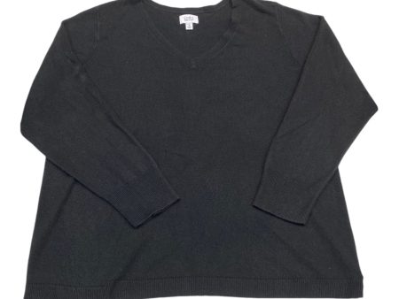 Sweater By Croft And Barrow In Black, Size: 3x Online