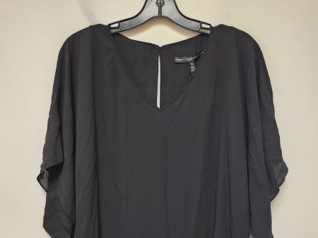 Top Short Sleeve By White House Black Market In Black, Size: Xs Discount