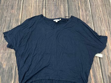 Top Short Sleeve Basic By Ophelia Roe In Blue, Size: L on Sale