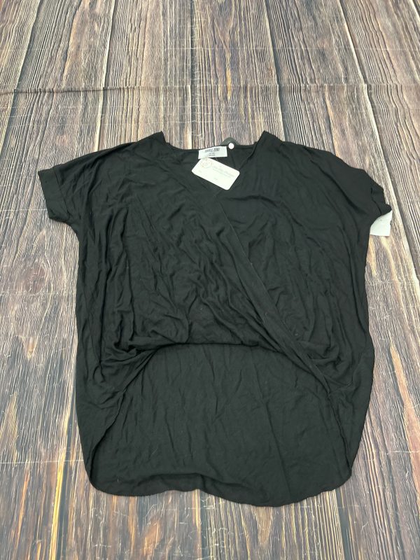 Top Short Sleeve Basic By Double Zero In Black, Size: S For Sale