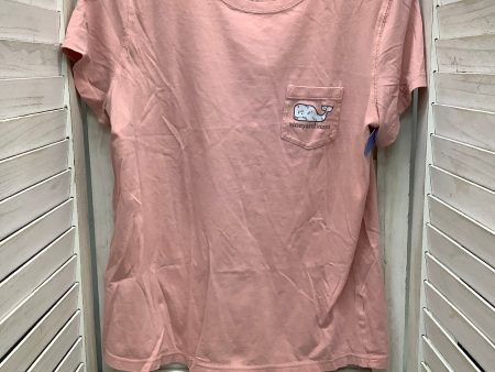 Top Short Sleeve By Vineyard Vines In Pink, Size: M Cheap