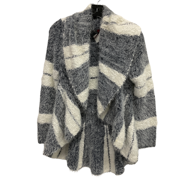 Sweater Cardigan By Clothes Mentor In Blue & White, Size: Sp For Cheap