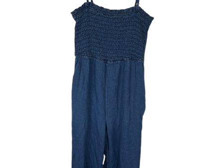 Jumpsuit By Pilcro In Blue Denim, Size: M Sale