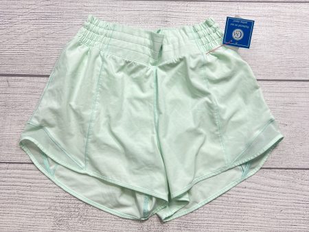 Athletic Shorts By Lululemon In Green, Size: 6 For Sale