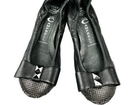 Black Silver Shoes Designer By Jeffery Campbell, Size: 6 on Sale