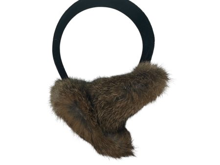 Ear Warmers By Cmb In Black & Brown on Sale