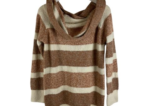 Sweater By Mystree In Cream & Tan, Size: L Online Sale