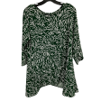 Tunic 3 4 Sleeve By Alfani In Green & White, Size: L on Sale