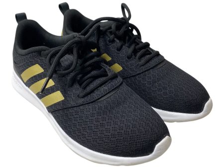 Shoes Athletic By Adidas In Black & Gold, Size:7 Fashion