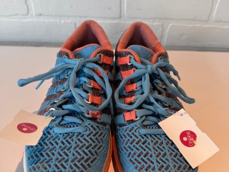 Shoes Athletic By K Swiss In Blue & Orange, Size: 8.5 For Discount