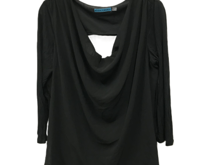 Black Top Long Sleeve By Alice + Olivia, Size: L Online Hot Sale