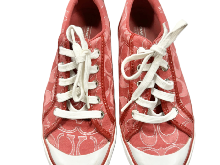 Shoes Designer By Coach In Red, Size: 7.5 Online