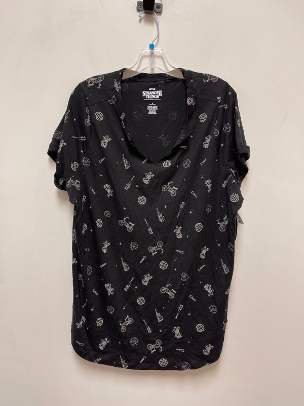 Top Short Sleeve By Torrid In Black, Size: 2x For Discount